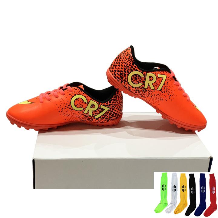 Giày đá bóng cr7 tặng tất đá bóng