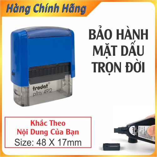 Khắc Con dấu chữ ký, dấu nội dung 3 dòng chính hãng
