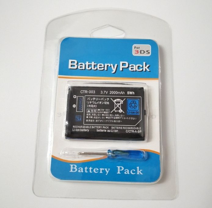 PIN MÁY GAME NINTENDO 2DS, 3DS (CTR-003), KÈM TUỐC NƠ VÍT NGUYÊN HỘP