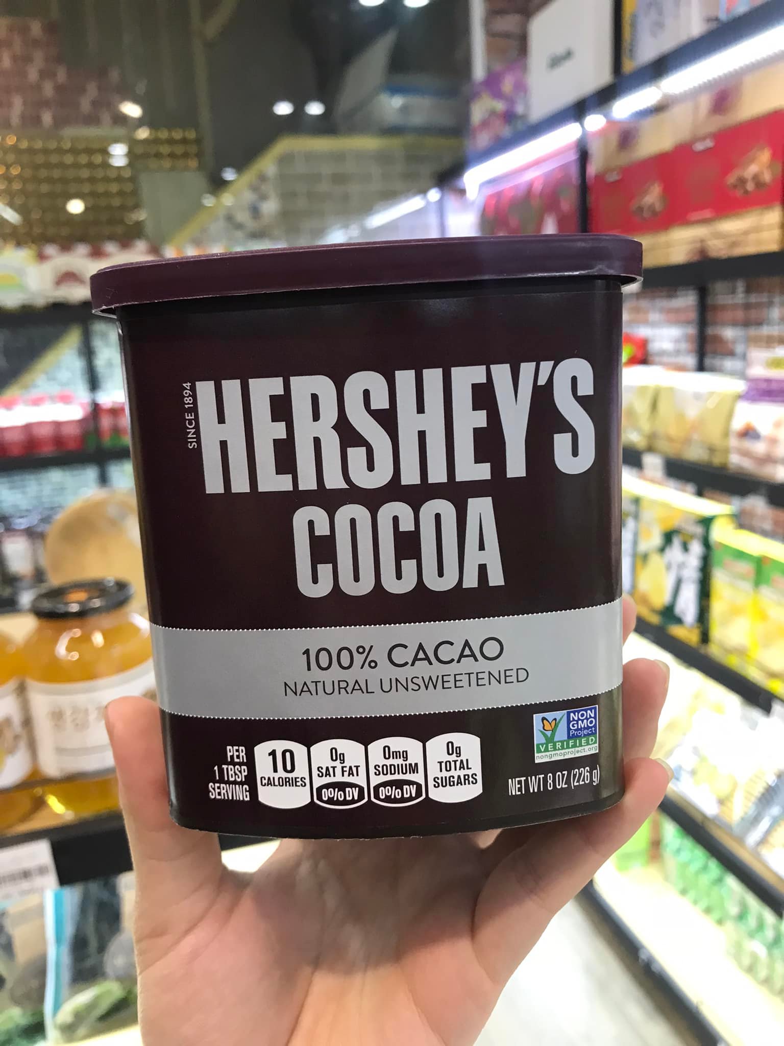 Bột Cacao Nguyên Chất Không Đường HERSHEY S COCOA Powder Natural