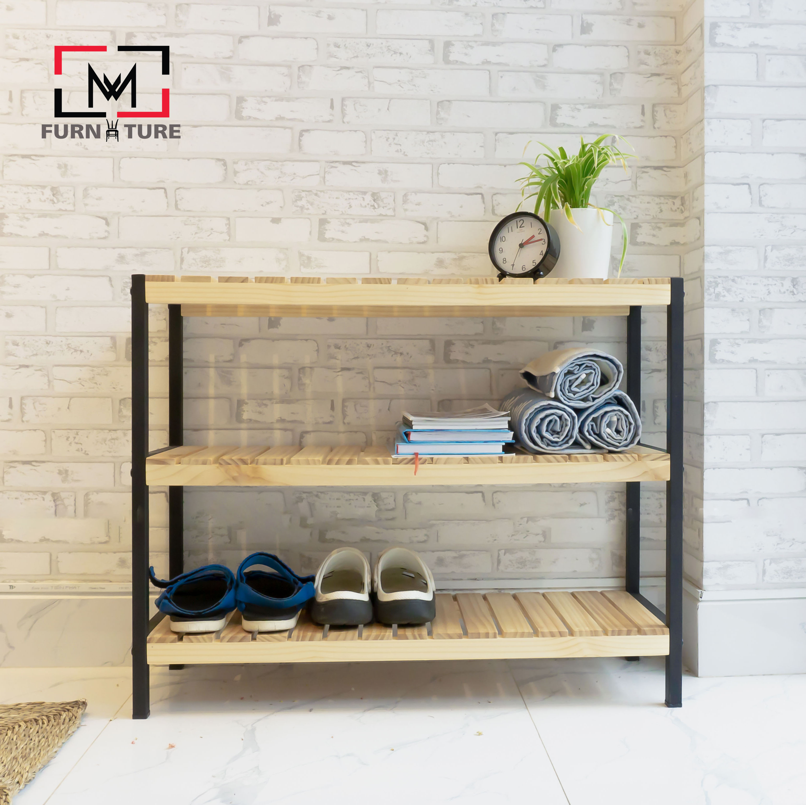 [HCM] KỆ GIÀY KHUNG SẮT TĨNH ĐIỆN CHỊU LỰC CAO CẤP XUẤT KHÂU HÀN QUỐC LOẠI 1