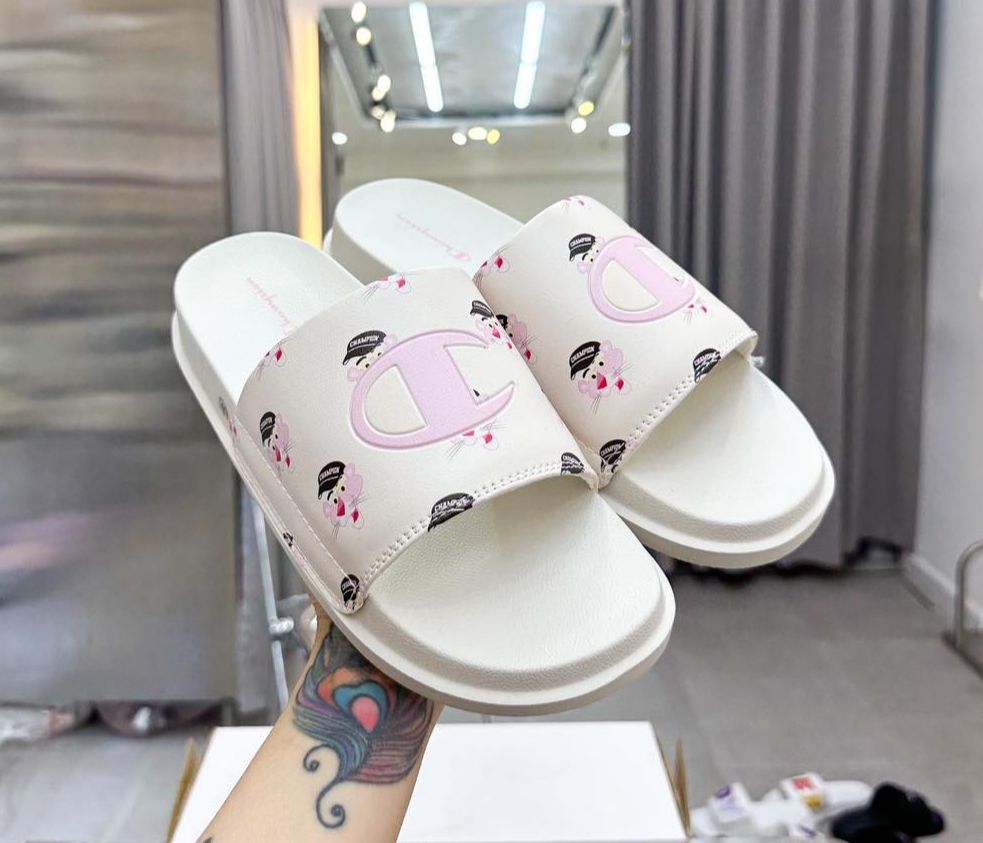 Dép Champio pink panther hồng xinh xắn nữ