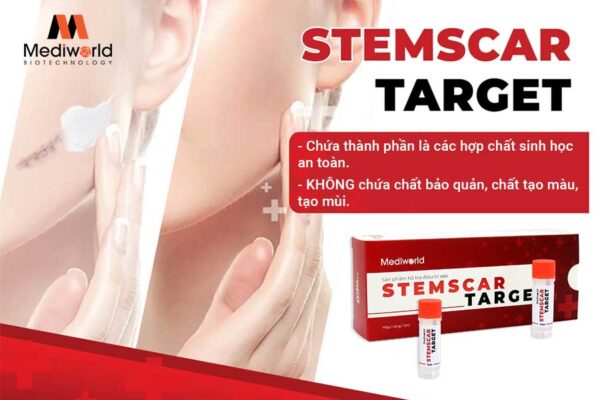 Dưỡng chất hỗ trợ chăm sóc da sẹo, da tổn thương Mediworld StemScar Target