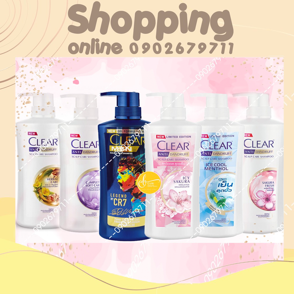 Dầu gội Clear Thái Lan (Màu tùy chọn)