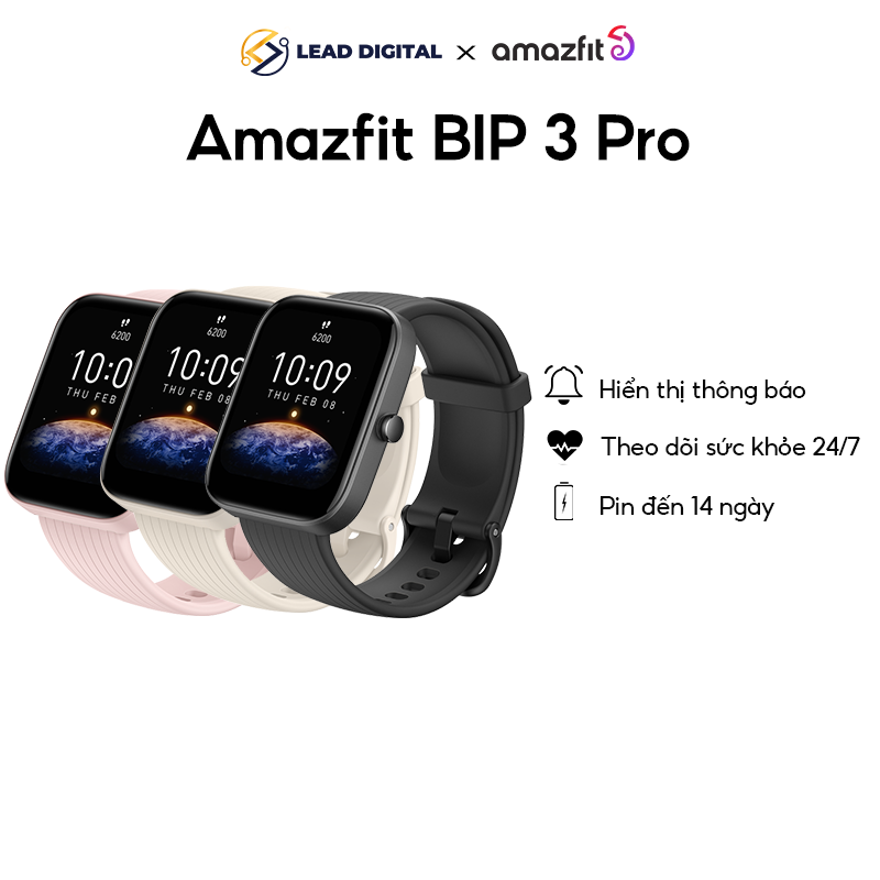 Đồng hồ thông minh Amazfit Bip 3 Pro - Rèn luyện sức khỏe