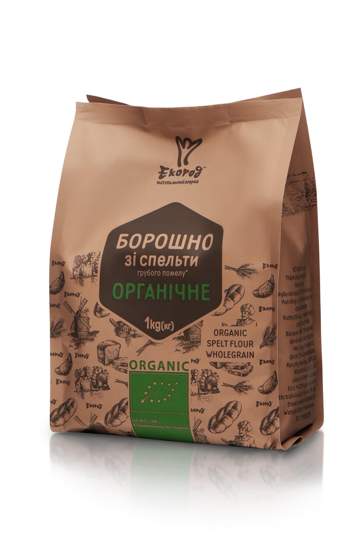 Bột Mì Spelt hữu cơ 1kg Organic Spelt Flour