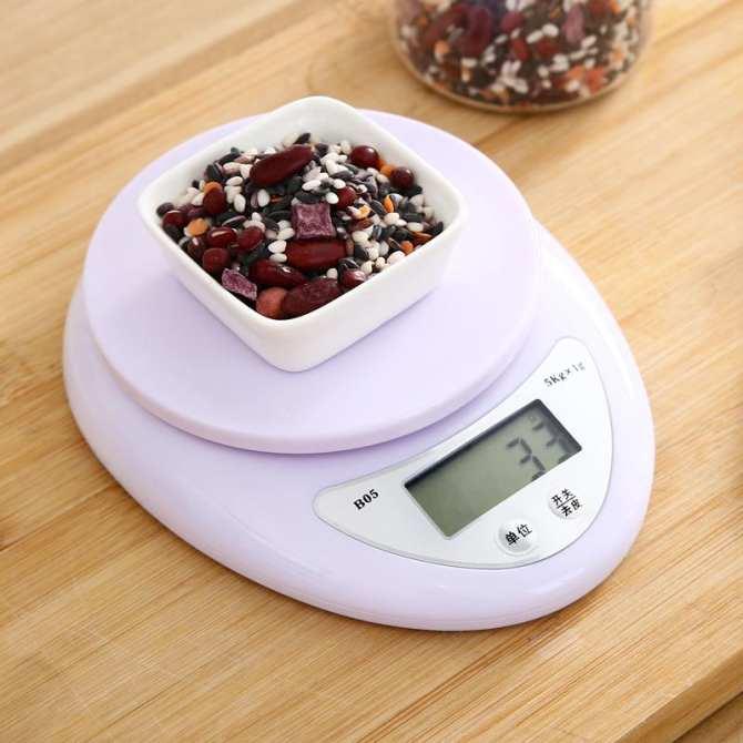 Cân tiểu ly điện tử, cân tiểu li nhà bếp chạy pin trọng lượng tối đa 5kg