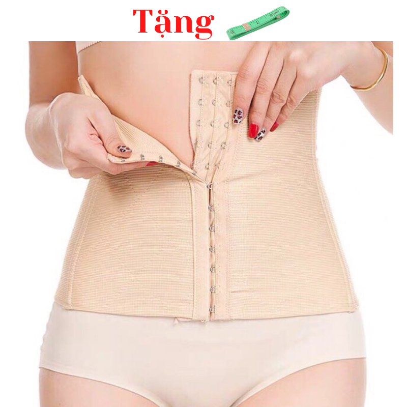 Đai nịt bụng Sline 4 thanh chống cuộn - gen nịt bụng giảm mỡ eo thon - đai nịch bụng - miếng nâng bụng - G01