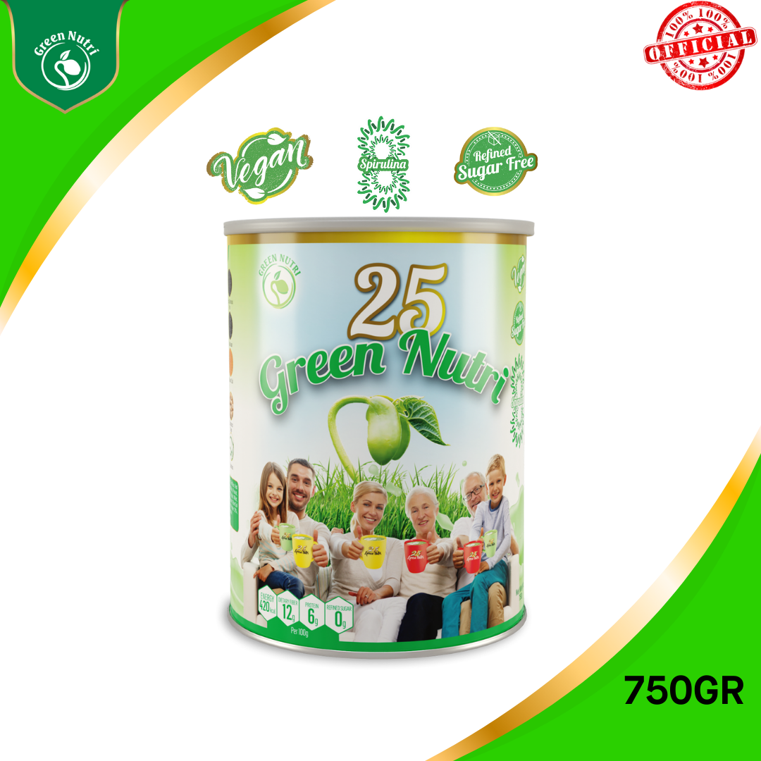 Sữa Hạt Ngũ Cốc 25 Green Nutri Nhập Khẩu lon 750gr