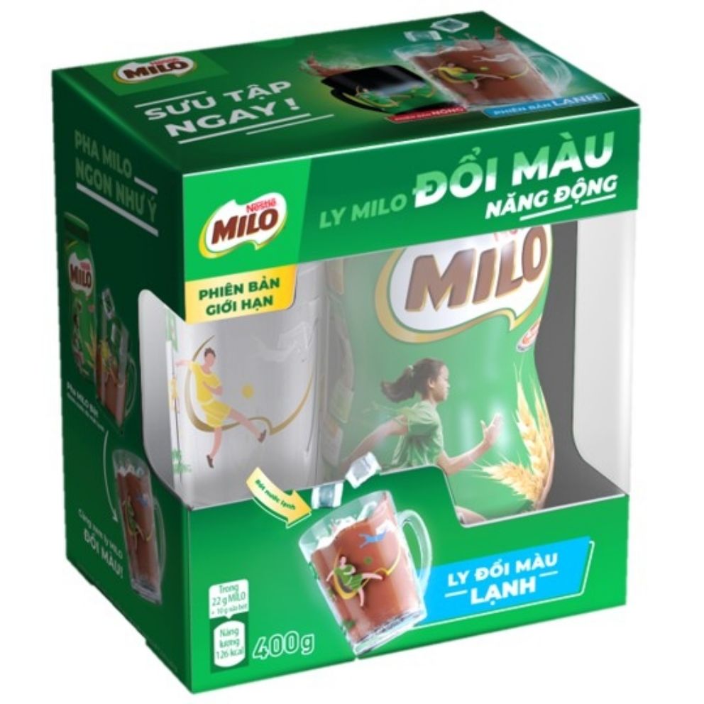 Thức uống lúa mạch nestlé milo bột hũ 400g