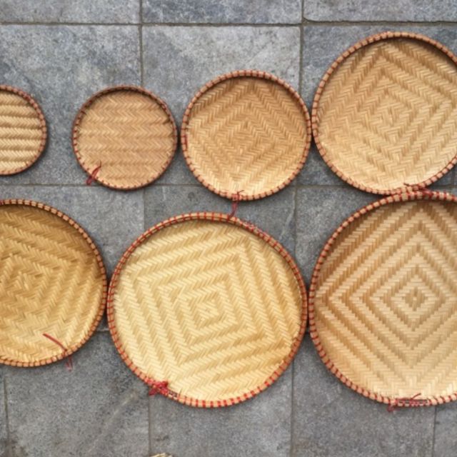 Mẹt tre tròn cạp đỏ