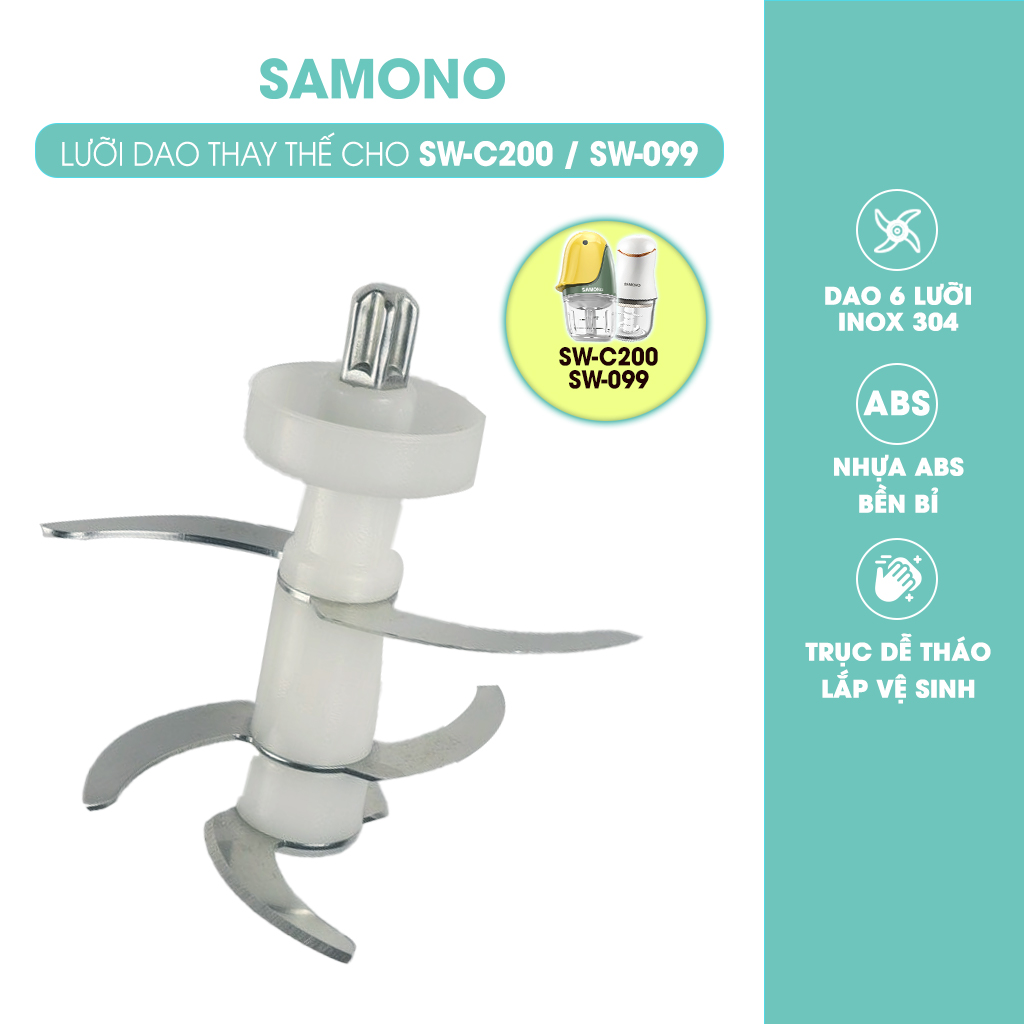 Lưỡi dao thay thế - phụ kiện máy xay thực phẩm mini đa năng SAMONO SW-099/ SW-C200 (Khách trước khi đặt vui lòng nhắn tin để shop có thể tư vấn)