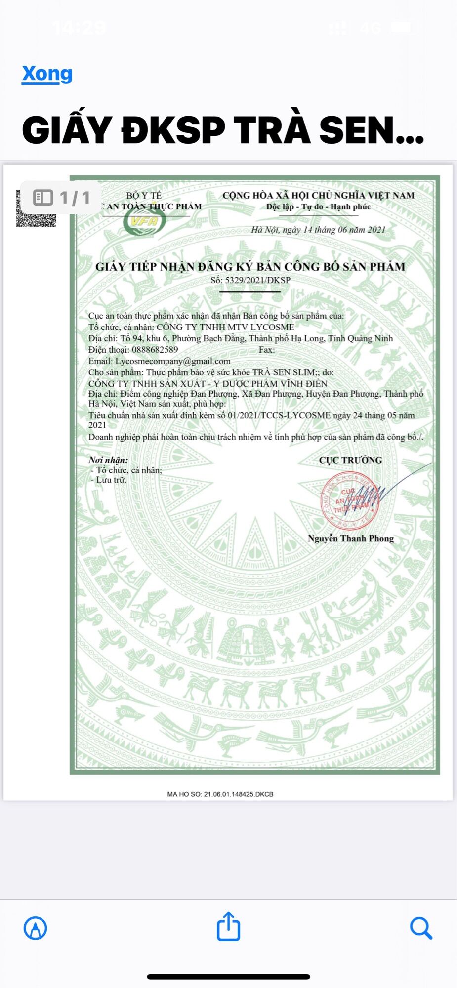 Trà sen slim giảm cân 30 gói (chính hãng)