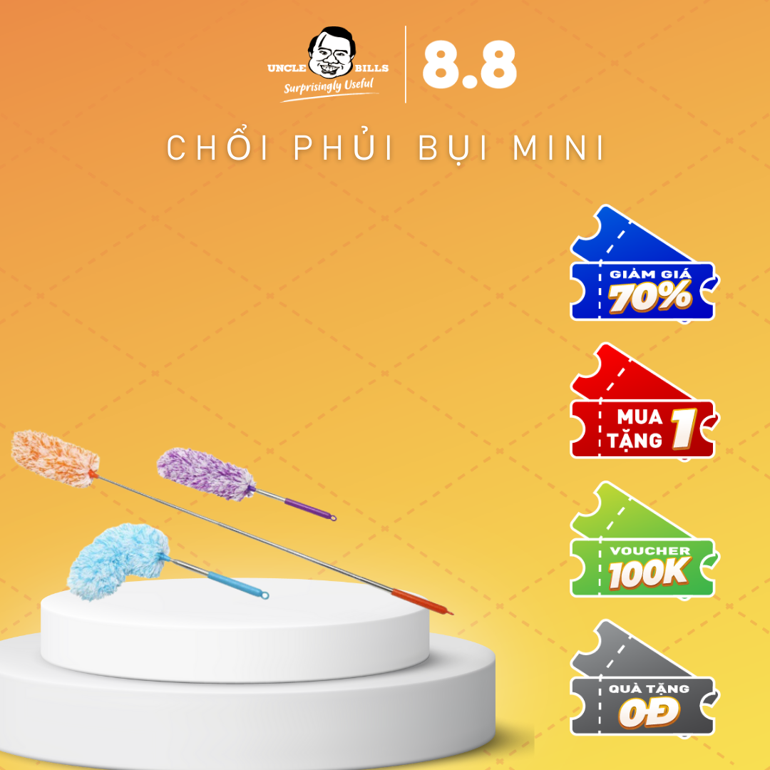 Chổi Phủi Bụi Mini Có Thể Kéo Dài Uncle Bills BL0835