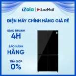 [GIAO TẠI HCM] Tủ lạnh Hitachi Inverter 569 lít R-WB640PGV1(GCK) - Bảng điều khiển màn hình LED - Ngăn đựng mỹ phẩm - Làm đá tự động