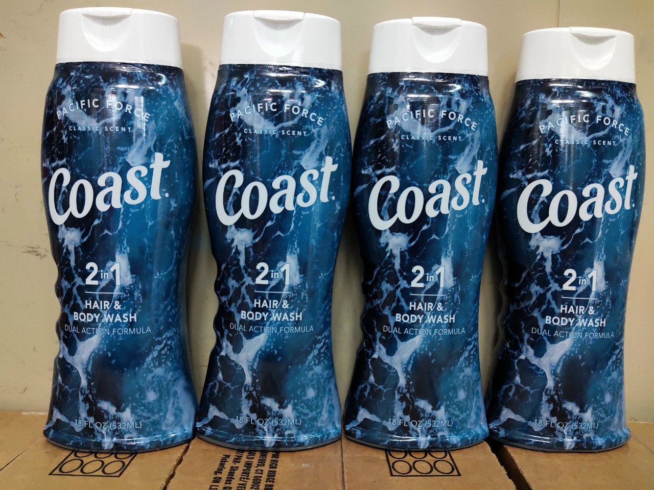 Sữa tắm gội 2 in 1 coast hair & body wash 532ml usa