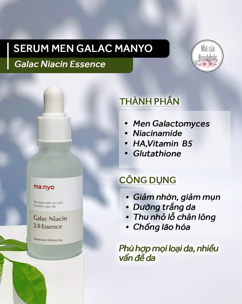 Tinh chất dưỡng manyo galactomy niacin essence