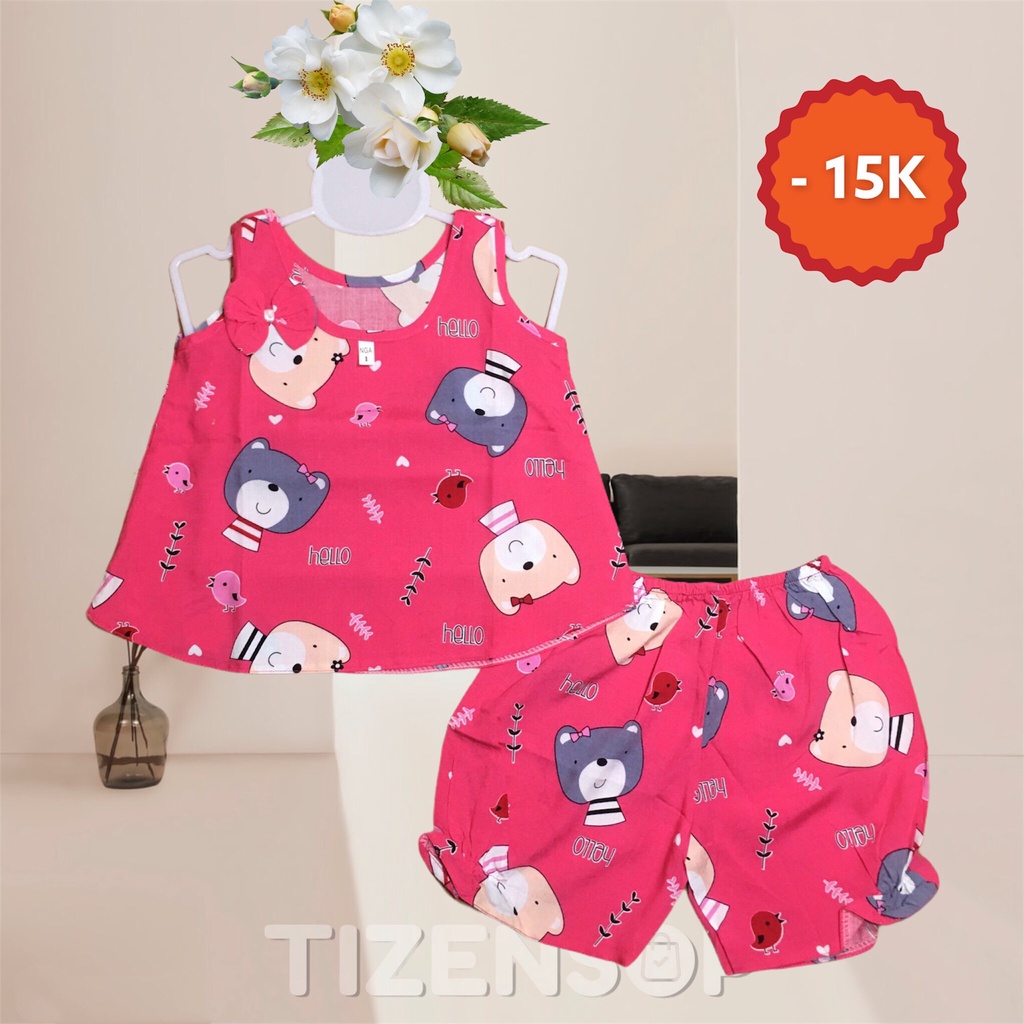 Đồ tole bé gái kiểu xòe vải lanh tone chất đẹp mặc mát