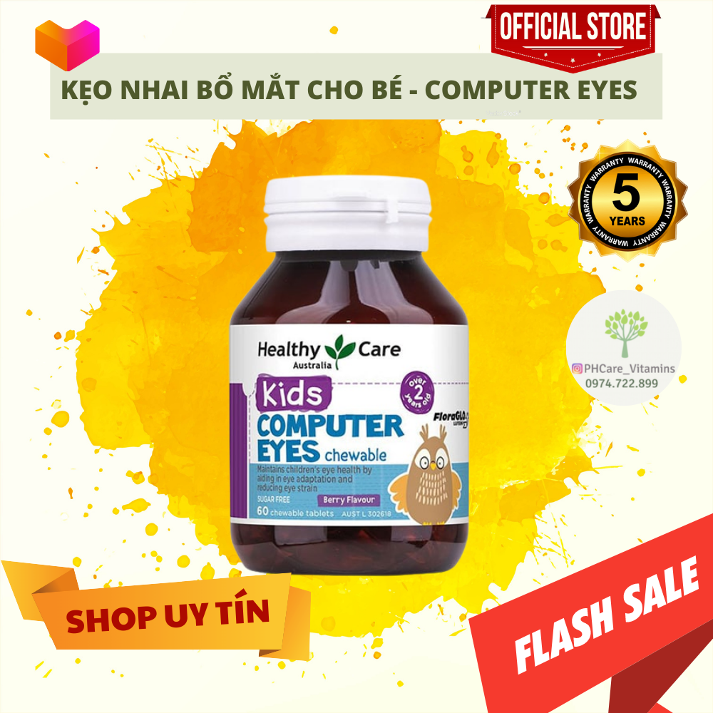 Viên bổ mắt cho bé Healthy Care Kids Computer Eyes 60 viên