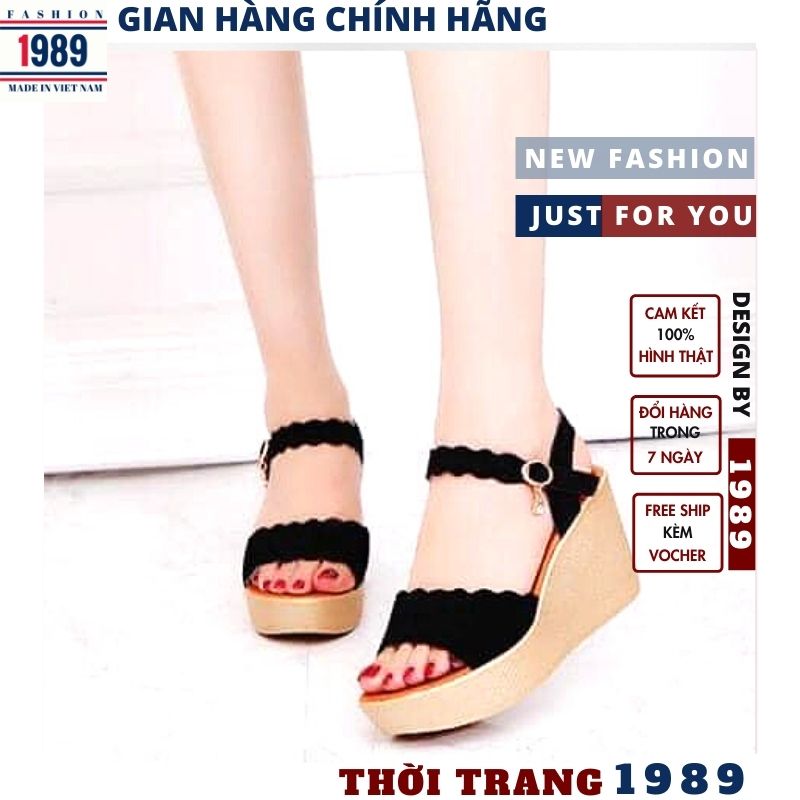 ( RẺ VÔ ĐỊCH ) DÉP NỮ , GÓT XUỒNG, SANDANL SIÊU XINH SIÊU HÓT độn đế từ 7 10 cm , THỜI TRANG 1989 2