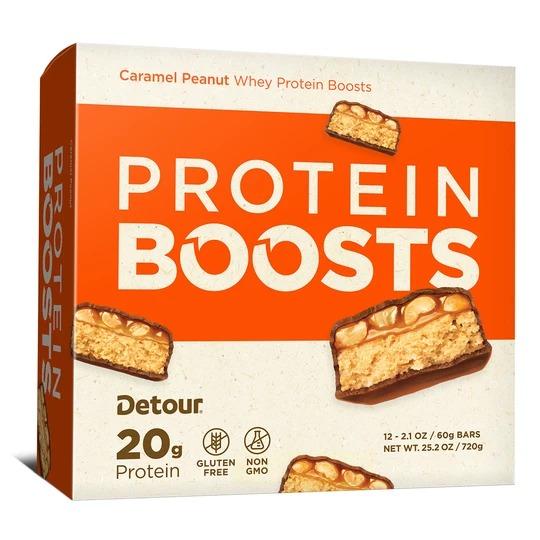 Bánh Protein Bar : DETOUR BAR 20g protein/thanh (hộp 12 thanh) nhập khẩu USA