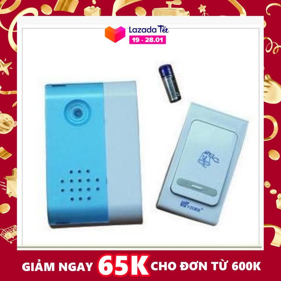 [HCM]Chuông cửa không dây V-Zorr chỉnh âm lượngcó đèn FLASH