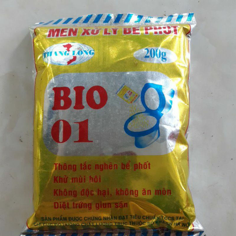 Men sử lý bể phốt bio 01