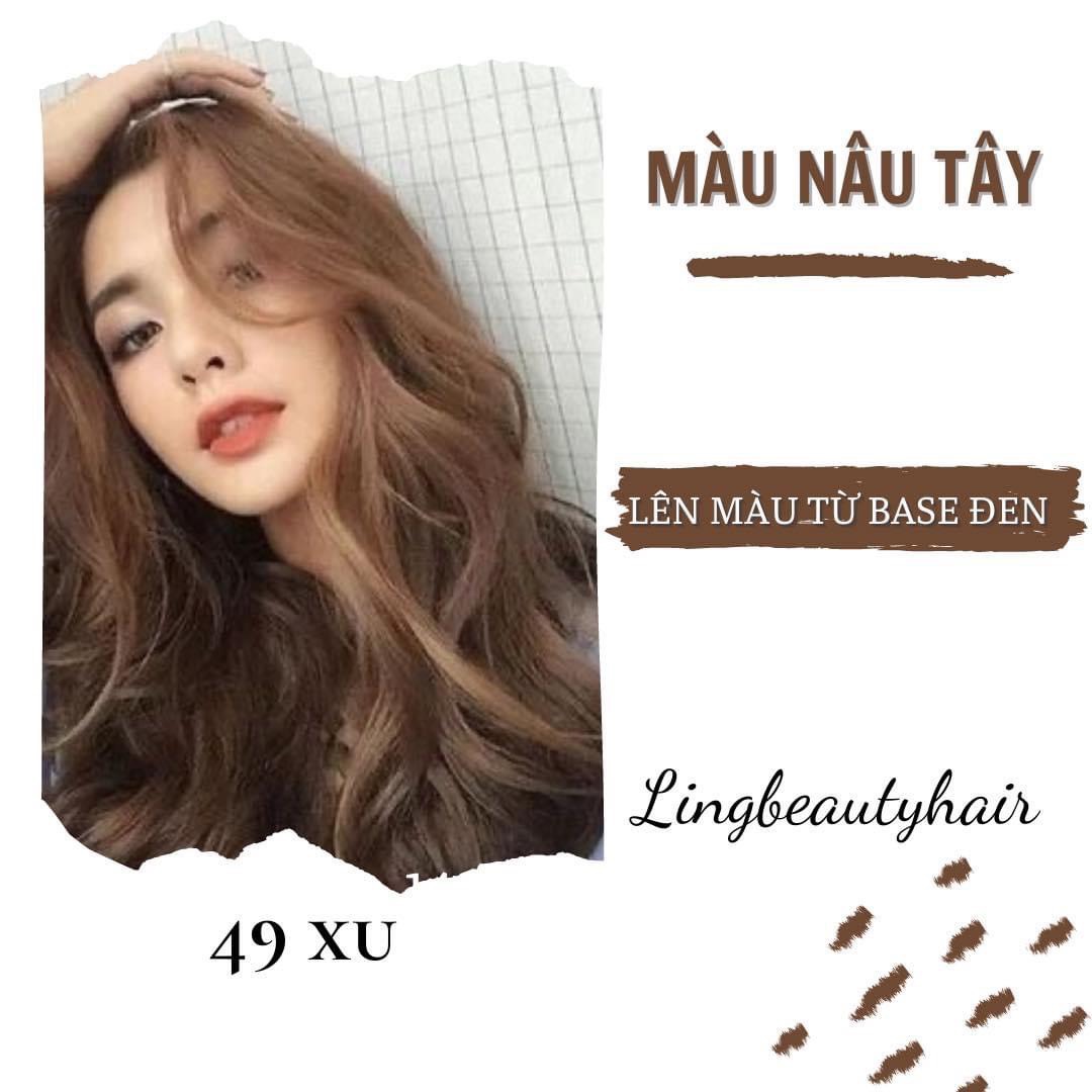 Thuốc Nhuộm Tóc Màu Nâu Tây- Không Cần Tẩy Tóc- Lên Được Từ Nền Đen - ( Sale gốc)