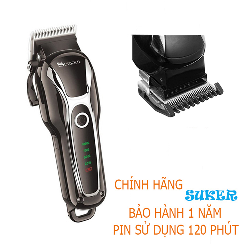 Tông đơ cắt tóc cao cấp surker 803 hàng chuẩn surker máy cực êm khỏe.