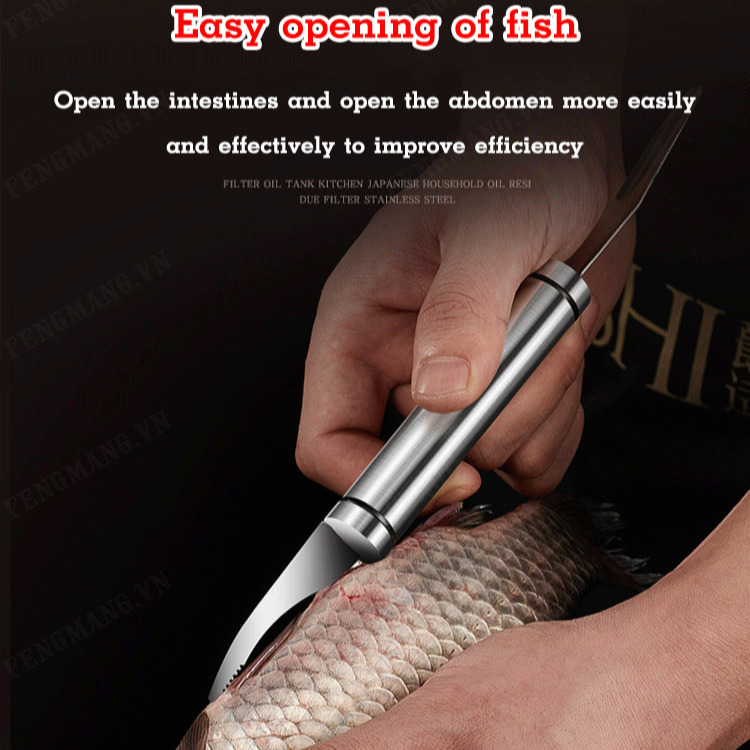 Multifunctional double-head kitchen special cleaner shrimp skin scraping fish scales to quickly and
