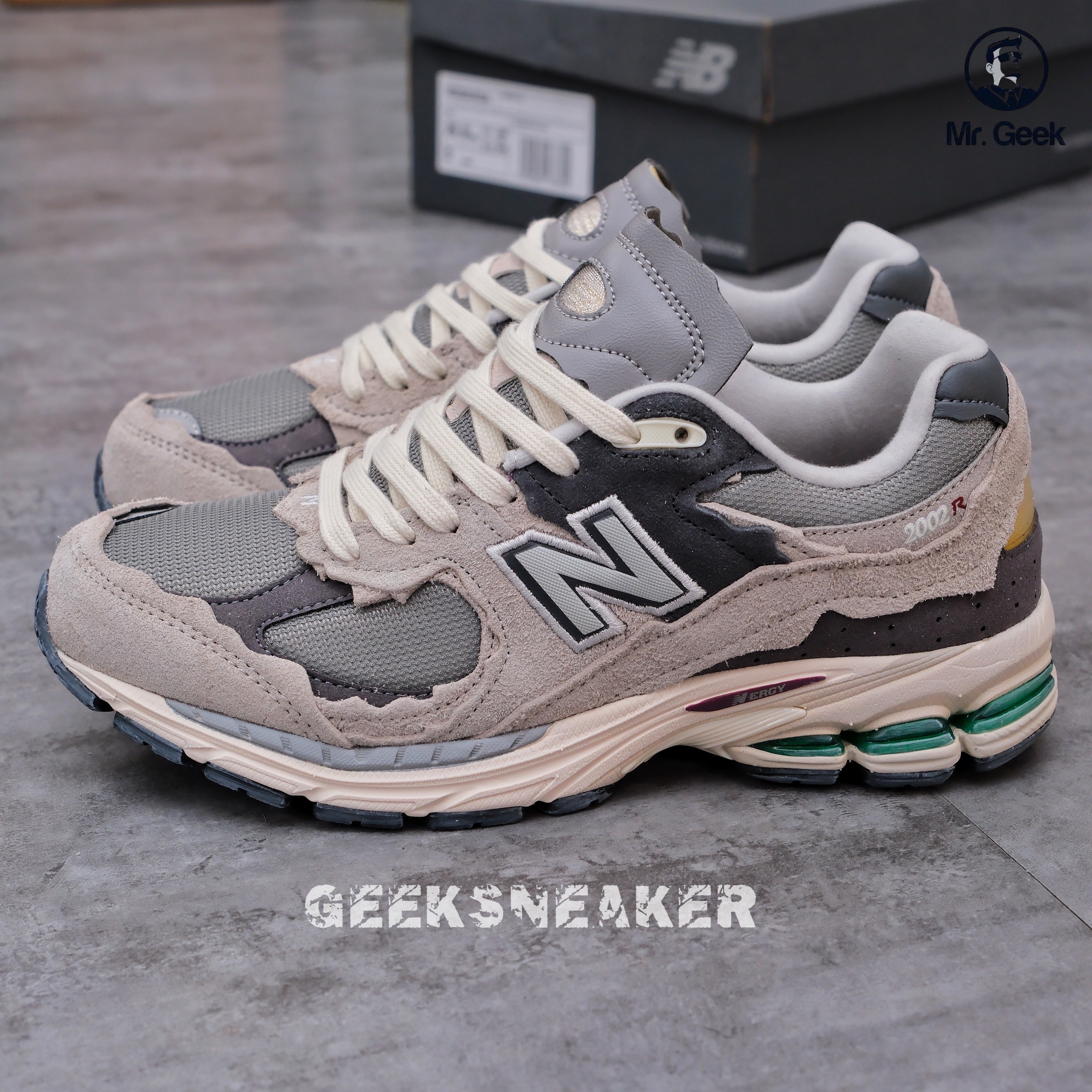 Giày sneaker cổ thấp nb new balance 2002r protection pack raincloud m2002rda
