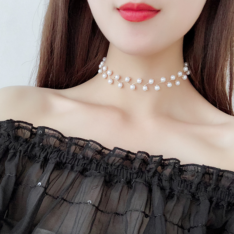 Dây chuyền nữ vòng cổ dáng chuỗi choker sang trọng - CK703