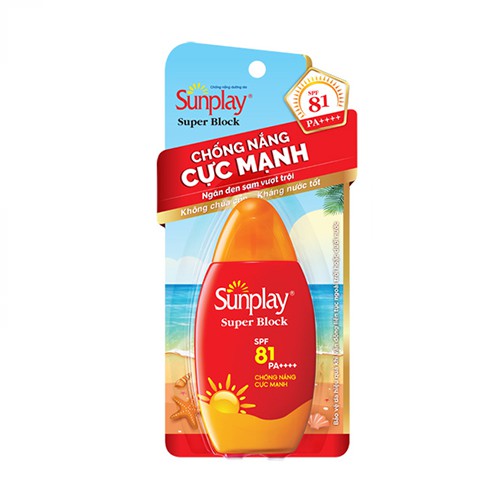 Kem chống nắng Sunplay Super Block SPF 81 PA++++ 70g