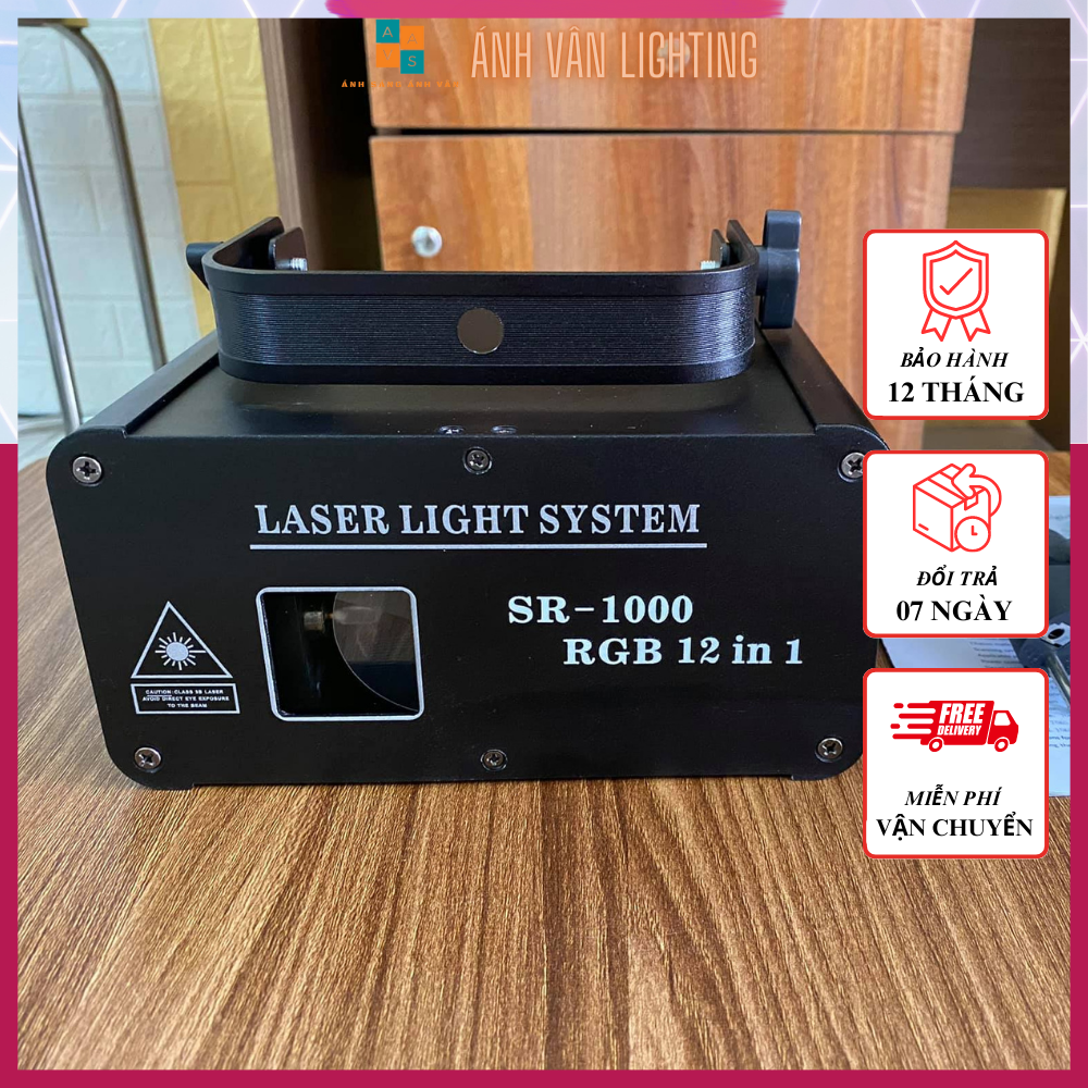 Đèn Laser 3D-1W 12in1 | Đèn Laser Vẽ Hình| Đèn Laser Sân khấu| Vũ trường| Bay phòng| Phòng Karaoke