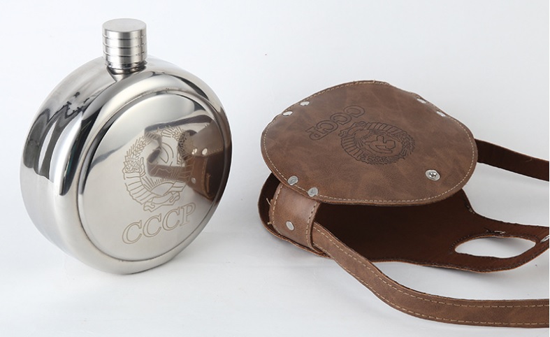 Bình tông inox cccp đựng rươu 1,2 lít