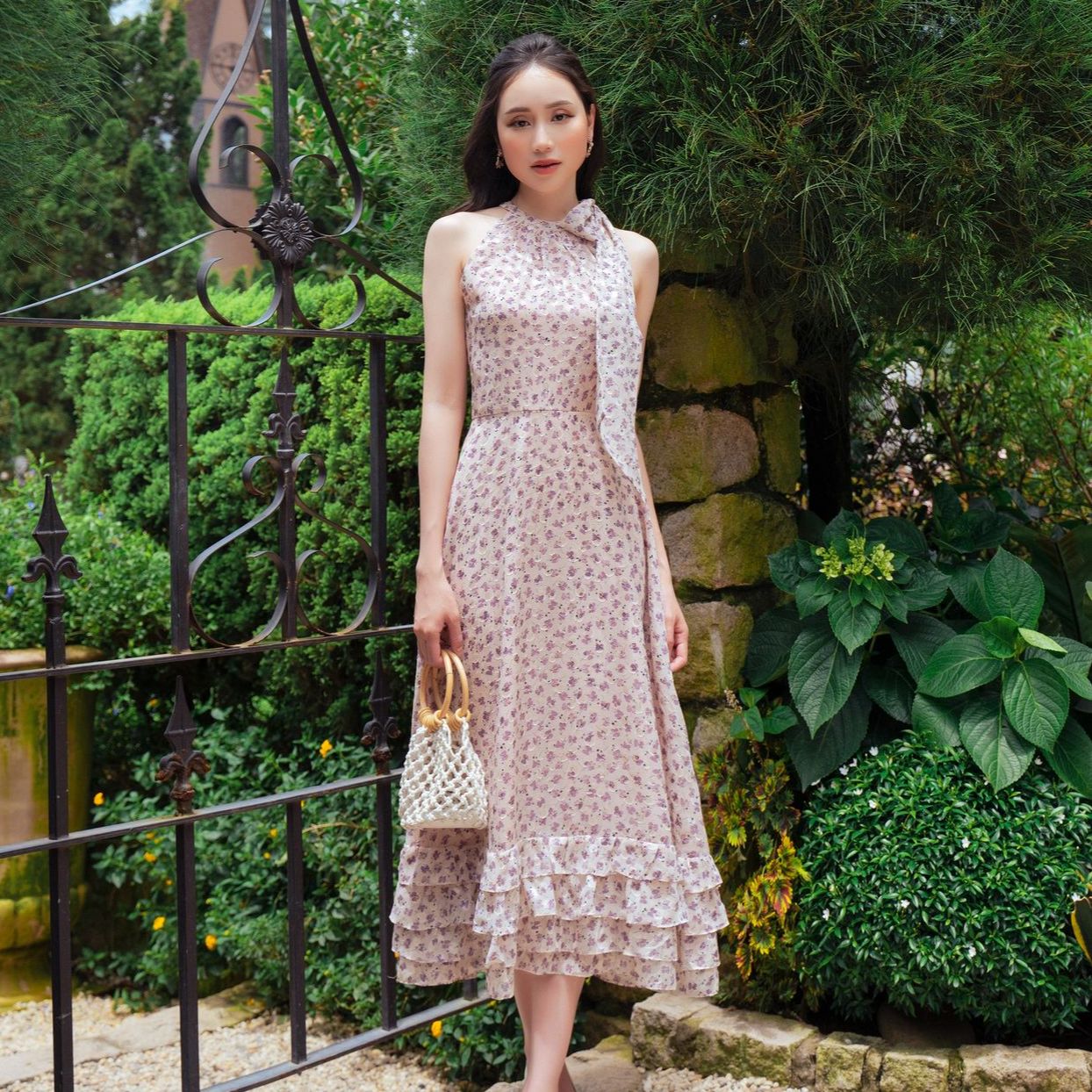 Olv - đầm iris halter dress