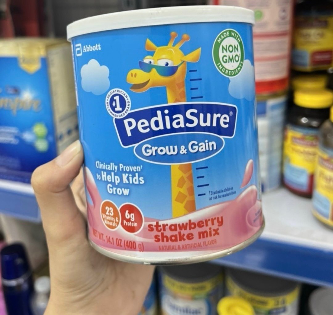 Sữa Pediasure Grow and Gain - Pediasure Hươu cao cổ 400g - Mỹ