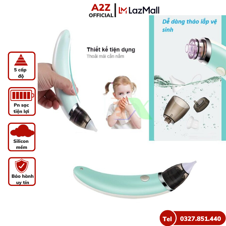 Máy hút đờm, dụng cụ hút mũi cho trẻ sơ sinh, đồ hút mũi - máy hút mũi cho bé little bee, đầu hút silicon lực hút mạnh mẽ không gây đau, không làm bé khóc an toàn cho bé yêu