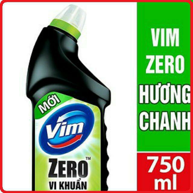 Nước cọ rửa nhà vệ sinh vim zero 750ml