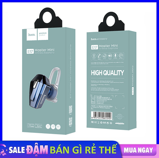 Tai nghe bluetooth nhét tai mini Hoco E17 V4.1