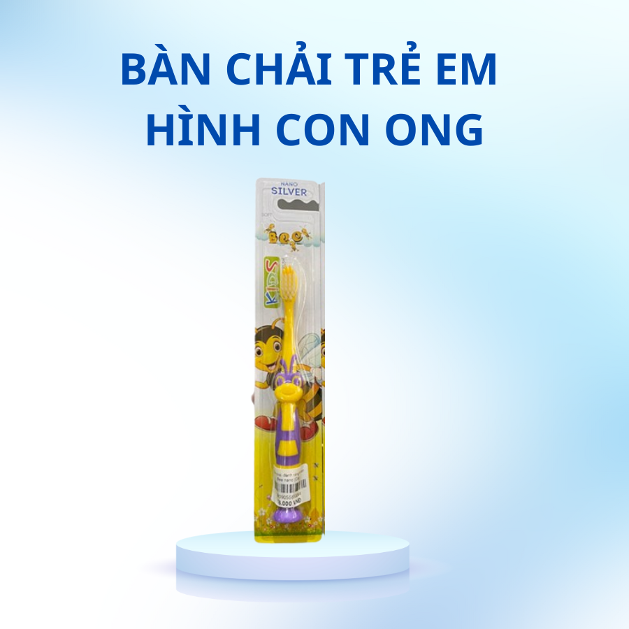 [HÀNG TẶNG KHÔNG BÁN] Bàn chải trẻ em hình con ong (màu ngẫu nhiên)