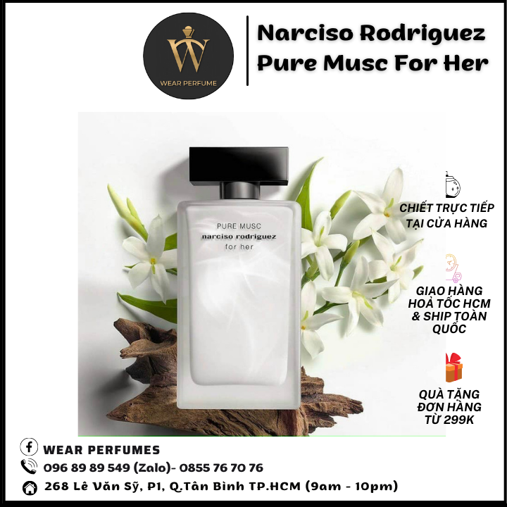 Narciso Rodriguez Pure Musc For Her EDP - Quyến rũ, Thanh lịch, Nữ tính