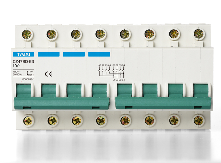 Át đảo chiều 3 pha 380V 63A TAIXI - Cầu dao đảo 3 pha 380V
