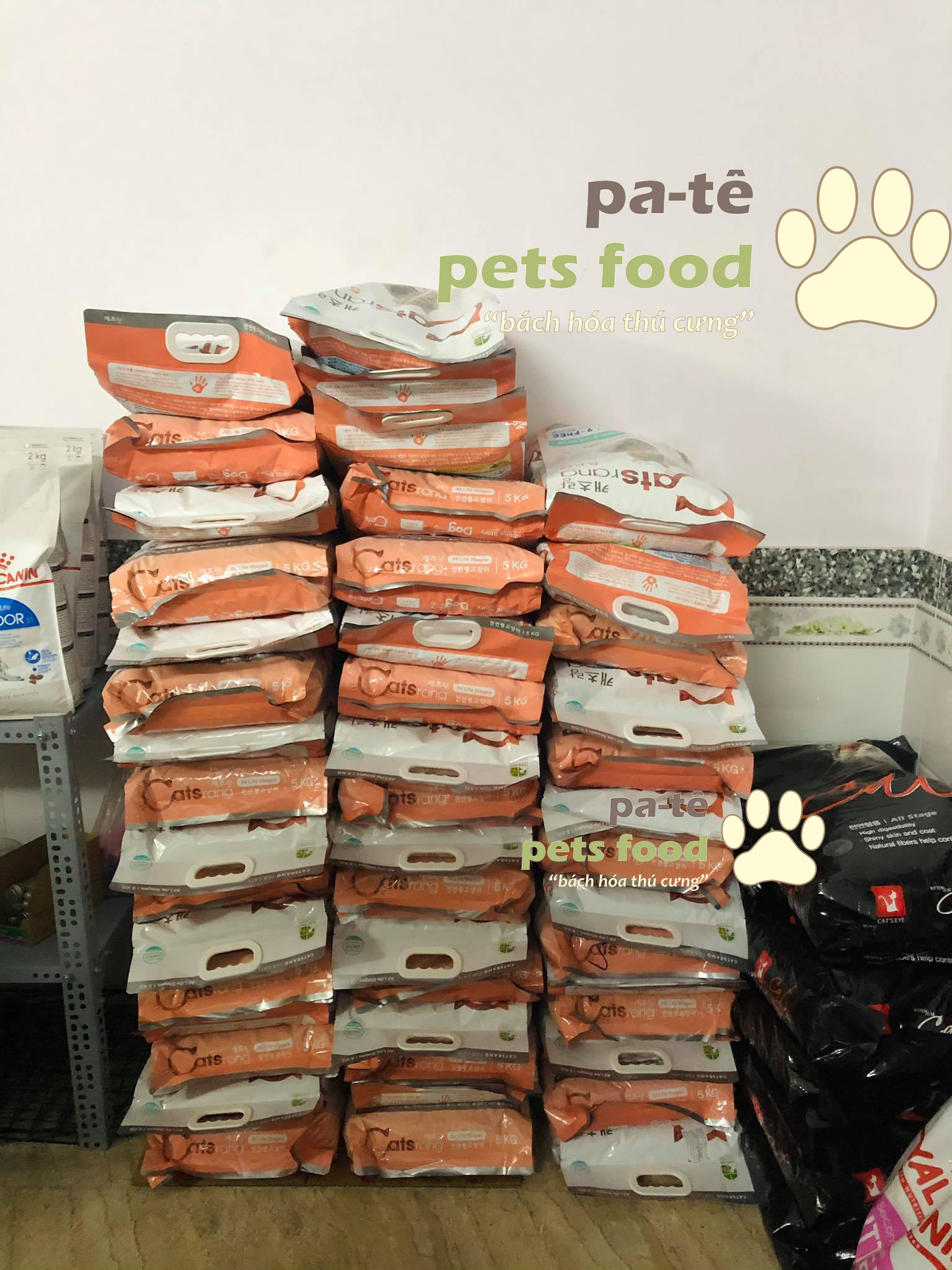 Hạt thức ăn cho mèo Catsrang - 5kg - Xuất xứ Hàn Quốc - HÀNG