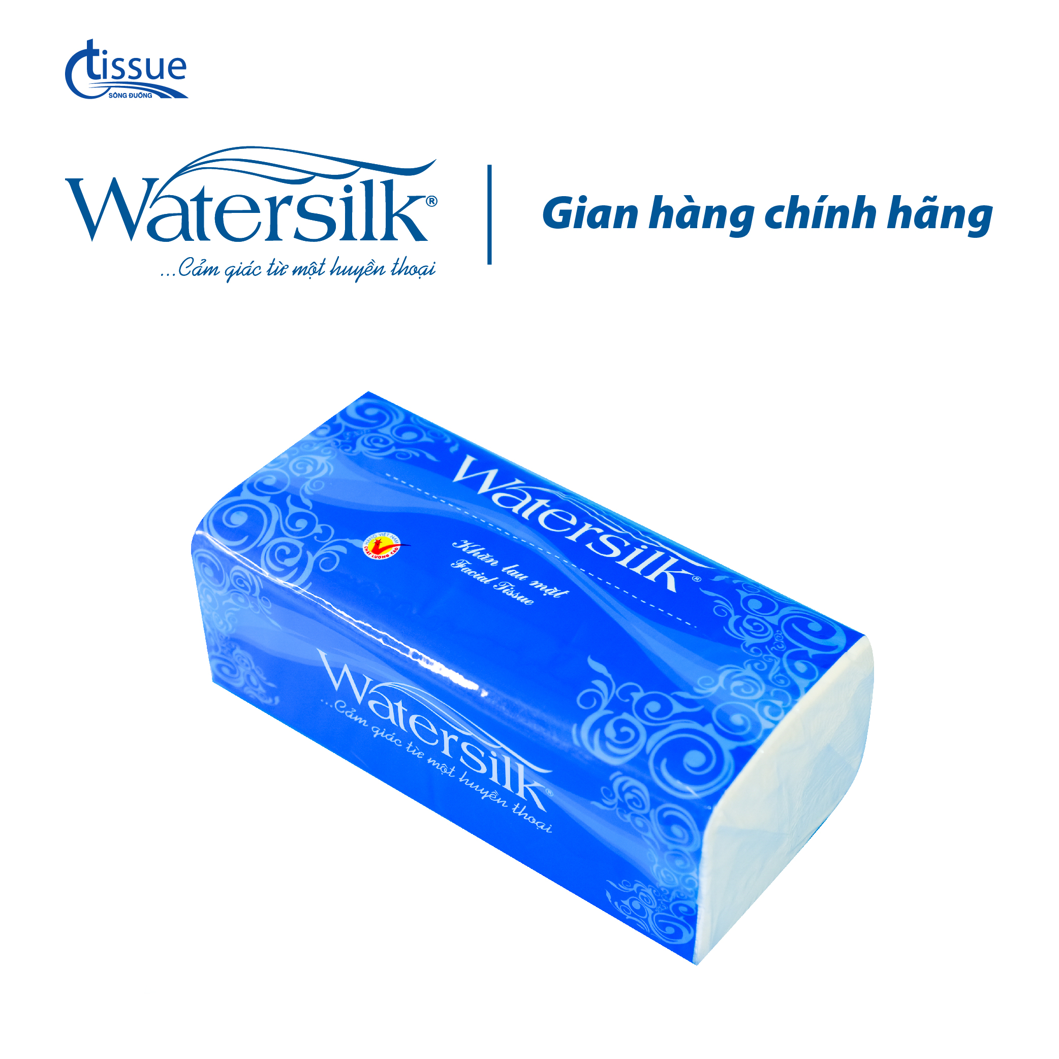 Khăn lau mặt watersilk 200 tờ/gói - giấy ăn, khăn ăn cao cấp