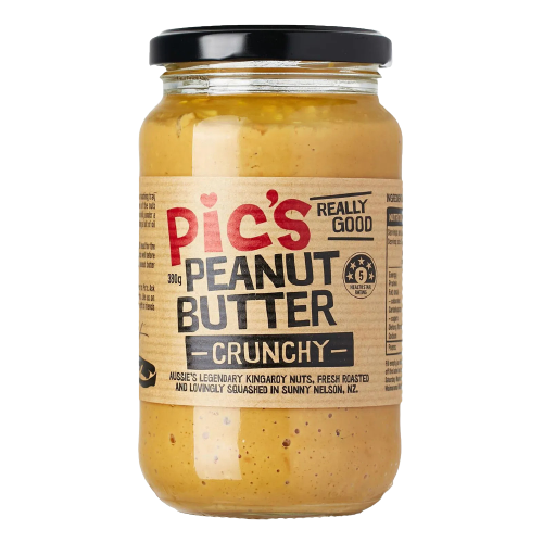 Bơ đậu phộng nghiền hạt PicS Peanut Butter Crunchy 380Gr