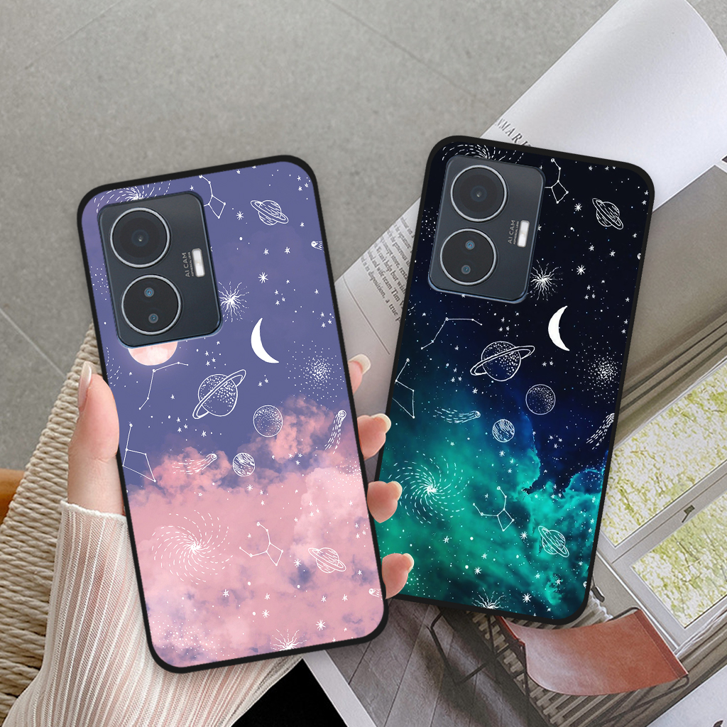 Ốp lưng Vivo Y55 /Y55 5G, ốp điện thoại vivo hoạ tiết vũ trụ, ốp lưng nhựa dẻo