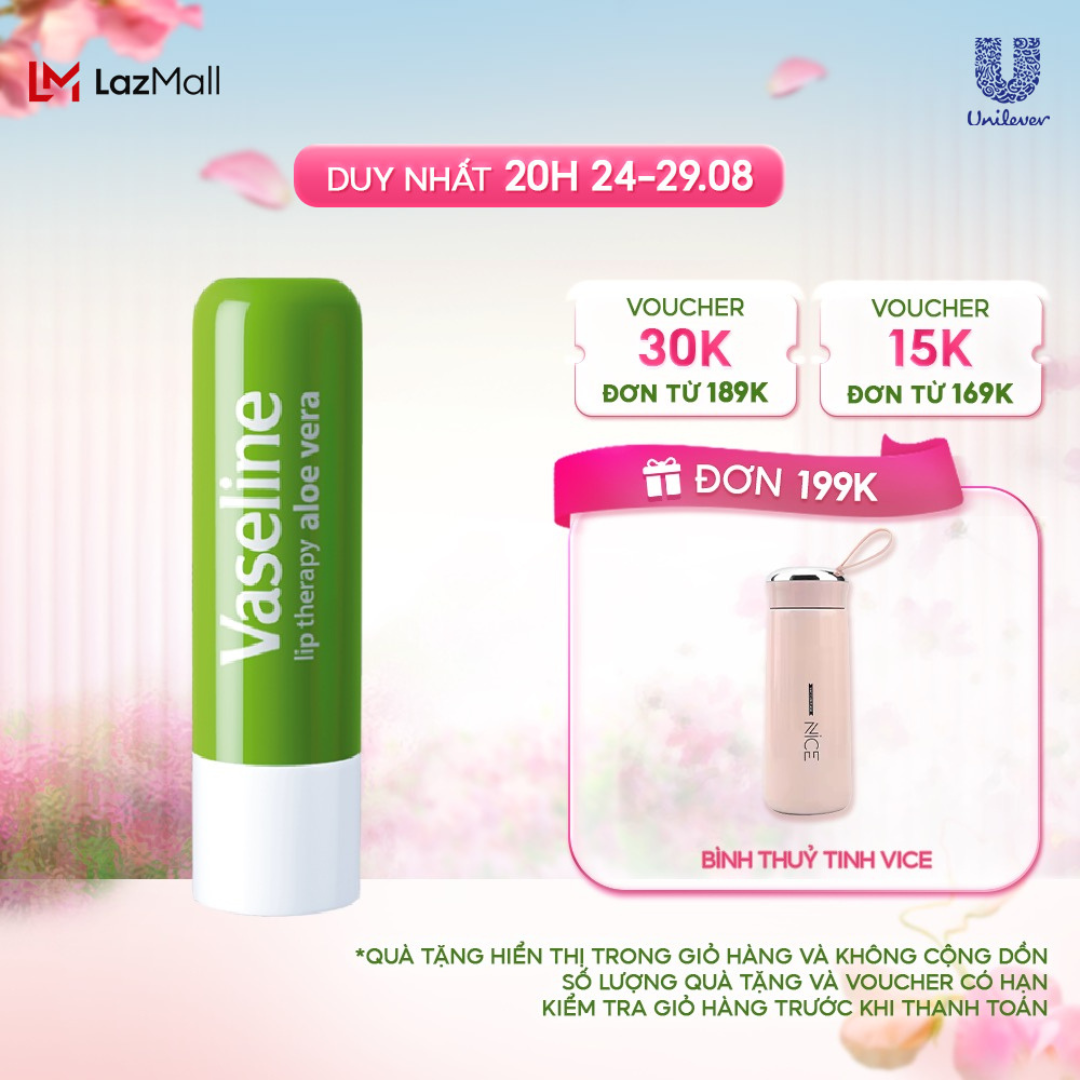 Son dưỡng môi Vaseline Lô Hội dạng thỏi 4.8g