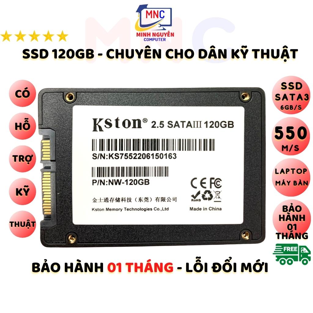 Ổ cứng ssd 120gb kston - new 100% - bảo hành 1 tháng - cho dân kỹ thuật
