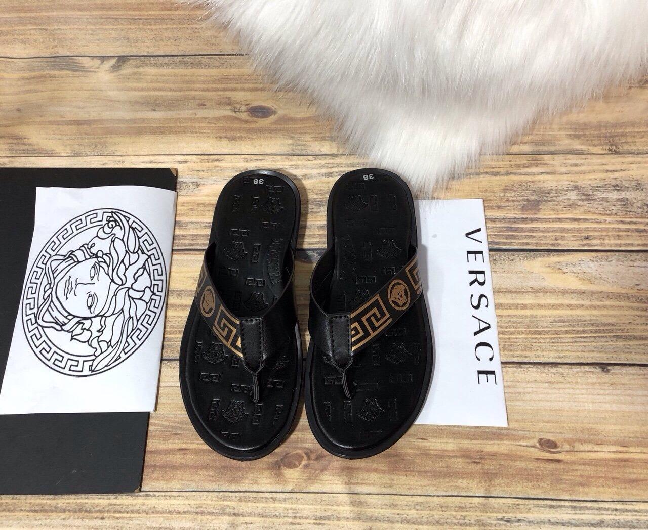 [HCM]DÉP KẸP NAM THÁI LAN TRẮNG QUAI IN LOGO ĐẸP HÓT 2020